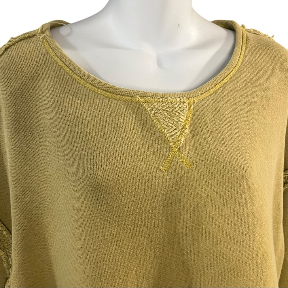 Free People Oversized Raw Edge Sweatshirt - Picture 5 of 7